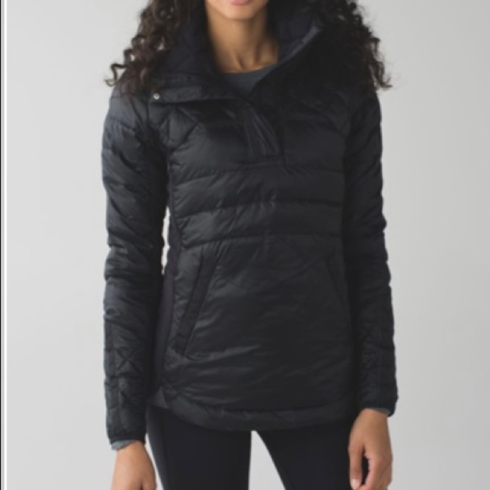 Down for a run lululemon pullover Sz 8